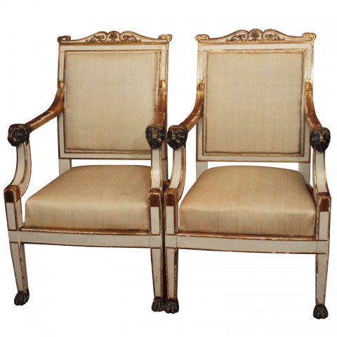 Pair Of Signed Jacob Armchairs