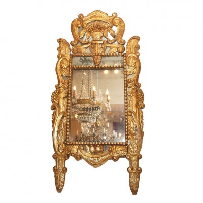 Itlain Louis XIV Gilt Mirror