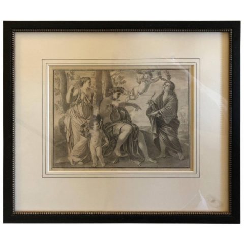 Neoclassical French 18th Century Drawing