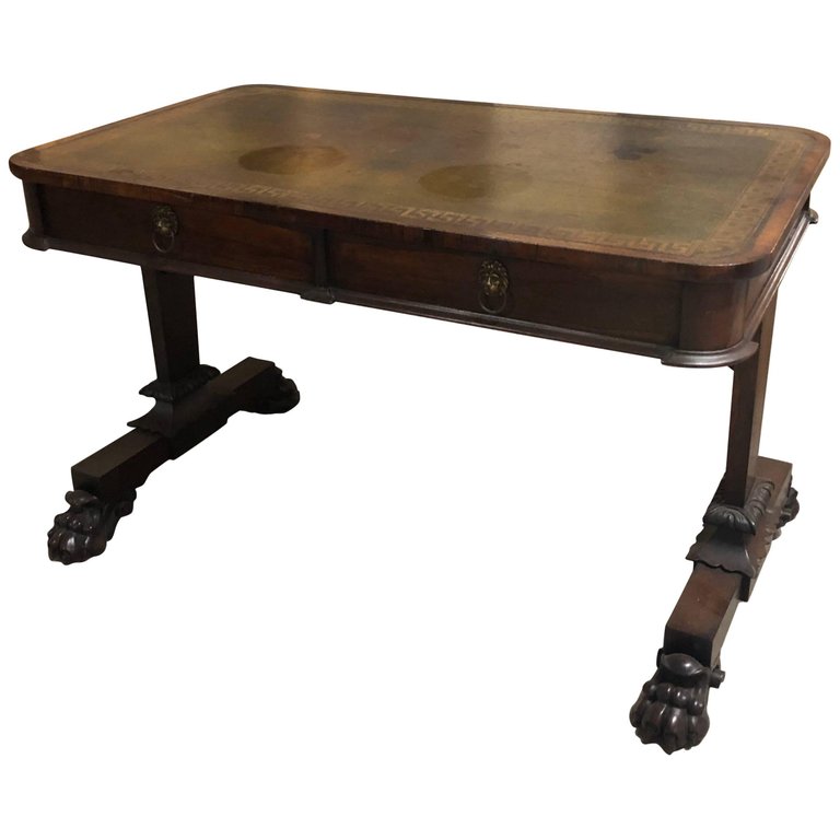 English William IV Rosewood Sofa Table
