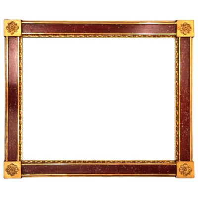 Set of 12 Russian Faux Porphyry Frames
