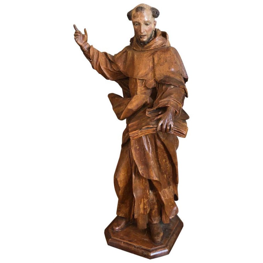 Italian Carved Religious Statue