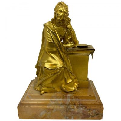 French Gilt Bronze Seated Figure