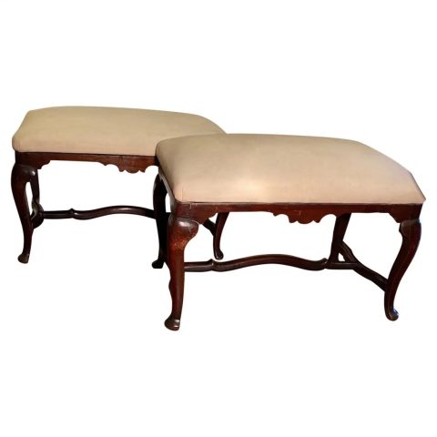 Pair of 18th Century Benches